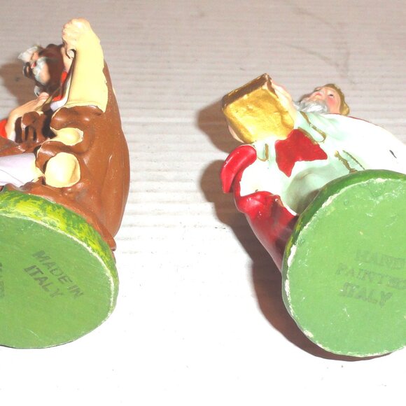 Lot of 5 VTG Hand Painted Composition Nativity Figures with Chip Damage READ - Picture 12 of 16